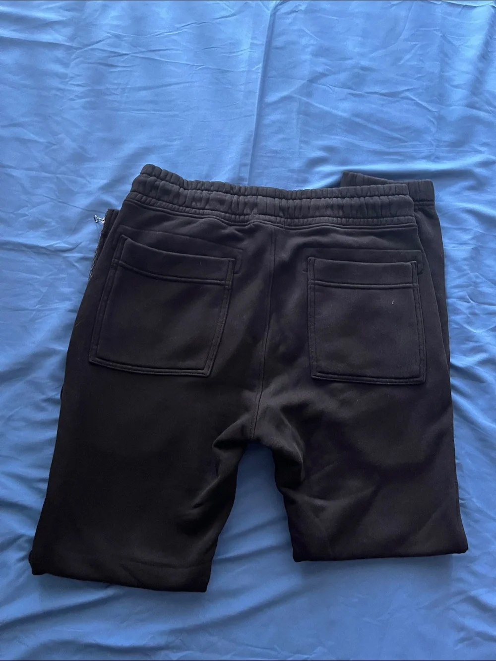 Cotton Citizen Black Jogger Pants with Zip Pockets